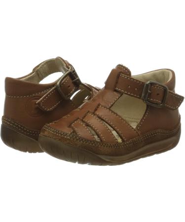 Falcotto Laguna VL Closed-Toe Leather Sandals - Brown Cognac - Size 2 UK - 0d06 - Buy Online on GoSupps.com