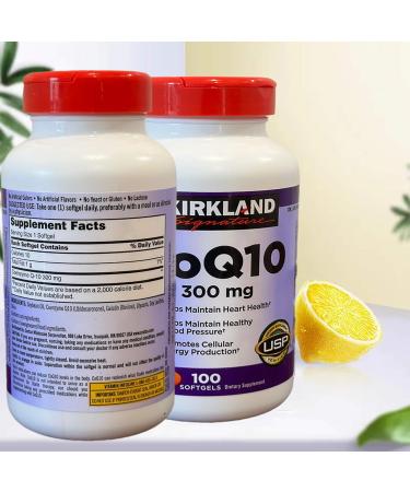 CoQ10 300mg - 100 Softgels for Healthy Blood Pressure & Energy Support | Shop Now - Buy Online on GoSupps.com