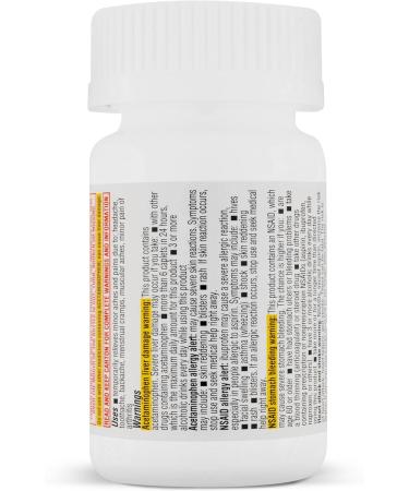 Buy TIME-CAP LABS Dual Action Pain Reliever 72s - Acetaminophen 250mg & Ibuprofen 125mg for Headache Backache Arthritis & More - Fast International Shipping - Buy Online on GoSupps.com