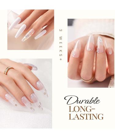 Beetles Nail Dip Powder Clear Color (1oz) | French Manicure | No Lamp Needed | Long-Lasting, Strengthen Nails | Includes Base, Activator & Top Coat | Perfect Gift for Mother - Buy Online on GoSupps.com