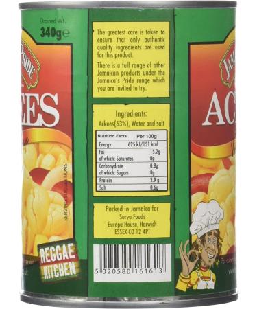Jamaica's Pride Ackee (in Brine) 540g - Buy Online on GoSupps.com