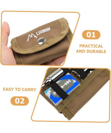 Shop Minkissy 2pcs Razor Storage Bag - Oxford Fabric Travel Container | Universal Design for Easy Organization - Buy Online on GoSupps.com