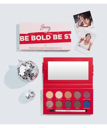 Sassy by Savannah Chrisley Bounce Back Queen Palette - Pigmented Eyeshadows & Black Eyeliner - Bold Makeup Kit for Stunning Looks - International Shipping Available - Buy Online on GoSupps.com