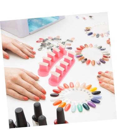 Beavorty 2 Boxes Nail Tips Training Tool Nails Tip Stand Fake Nail Art Practice Stand Fake Nail Practice Stand nail polish stand holder nail display stand Tip Display Stand base manicure - Buy Online on GoSupps.com