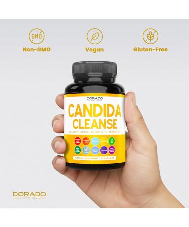 Candida Cleanse Detox (60 Count) Advanced 11-in-1 Formula for Overgrowth Treatment with Candida Killer Complex for Men and Women - Third Party Tested - Made in USA 60 Count (Pack of 1) - Buy Online on GoSupps.com