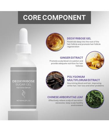  G n rique Hair Growth Oil Hair Strengthening Oil Nourishing Scalp Moisturizer Non-Greasy Strengthens Roots Reduces Breakage for Women Men Daily Use Lightweight 60 ml - Buy Online on GoSupps.com