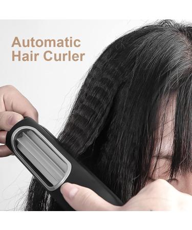 Professional Automatic Hair Curler & Corrugated Flat Iron - Silver Curling Irons for Stunning Waves - Buy Online on GoSupps.com
