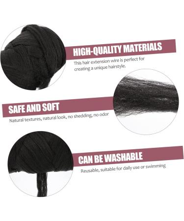 Didiseaon 4 Rolls Brazilian Wool Braid Hair Barettes Color Wigs Women Styling Wig Natural Layered Hair Extensions Hair Pin Hair Accessories Hair Extension Wire Polypropylene Straight Hair - Buy Online on GoSupps.com