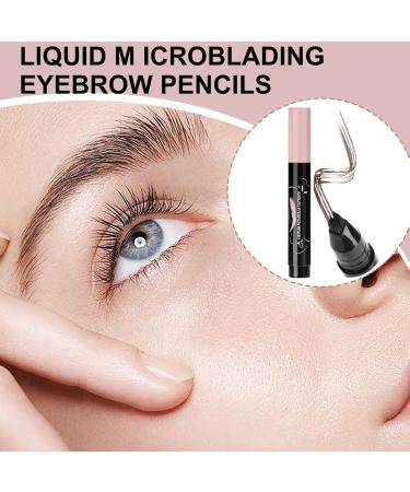 Eyebrow Color Waterproof Pencil Long Lasting Formula Ultra-Fine Tip Design Natural Finish Makeup 1.4ml Ideal for Daily Wear Work Travel Dating Sports Parties - Buy Online on GoSupps.com