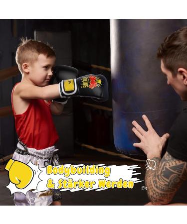 Premium Boxing Gloves for Kids | 4oz Kids Boxing Gloves (Ages 3-10) | Ideal for Muay Thai MMA and Kickboxing - Boys & Girls - Buy Online on GoSupps.com
