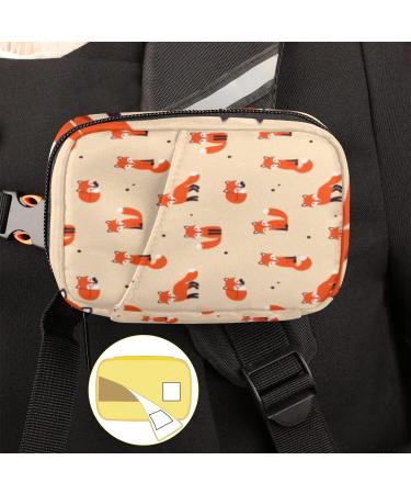 Cute Fox Pill Case | Weekly Medicine Organizer with Travel Bag | 7-Day Vitamin & Supplement Box - Buy Online on GoSupps.com