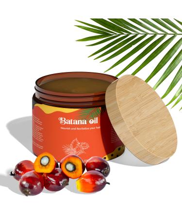 100% Pure Natural Batana Oil - Restores Revives & Nourishes Damaged Hair and Scalp | 100% Organic | 8.4oz/250ml