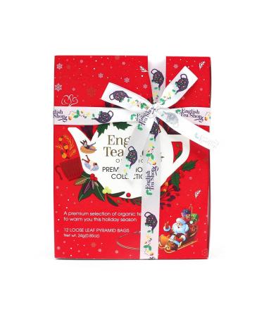 Buy ETS TEEGENKEN Winter Collection Red | 12 Organic Winter Teas | 6 Varieties | Eco-Friendly Pyramid Bags | Perfect Christmas Gift - Buy Online on GoSupps.com