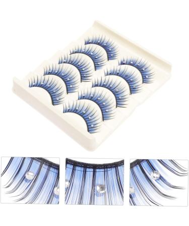 Beatifufu 5 Pairs Reusable Black Eyelashes Soft Thick Lashes Segmented False Eyelashes Soft Light Fake Lash Lashes with Color Natural Fake Lashes Cosplay Lashes Fiber Manual Diamond 5d - Buy Online on GoSupps.com