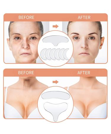 Decollete Anti-Wrinkle Silicone Pads Set - 11 Reusable Chest Wrinkle Patches for Overnight Treatment - Buy Online on GoSupps.com