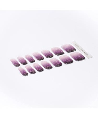 DANNI & TONI Ursula Semi Cured Gel Nail Strips - Gradient Glossy Nail Wraps (28 Stickers) - Buy Online on GoSupps.com