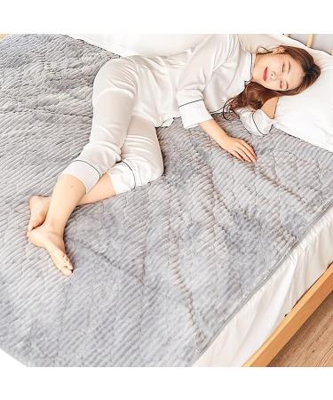 Luxurious Heated Sofa Blanket - Soft Flannel Overload Protection 6 Heat Levels LED Control - 180 x 150 cm - Buy Online on GoSupps.com