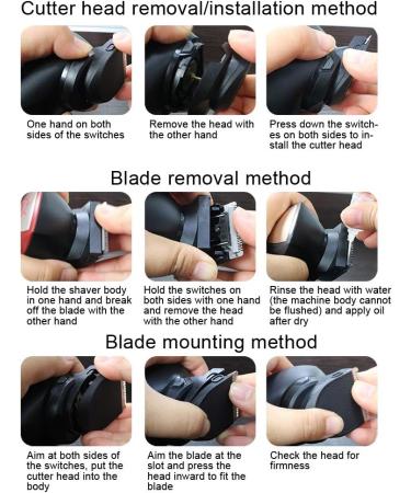 Electric Hair Clipper Hair Trimmer Hair Clipper Hair Trimmer Tools for Adult Children Gray - Buy Online on GoSupps.com