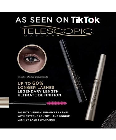L'Oreal Paris Telescopic Original Lengthening Mascara - Black 0.27 Fl Oz - Buy Online on GoSupps.com