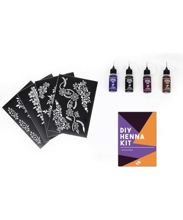 Gift Republic DIY Henna Personalised Kit Gift Tin Multicolour - Buy Online on GoSupps.com