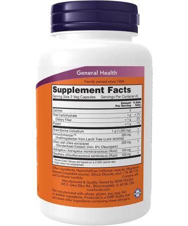 Now Foods Super Colostrum 500mg - 90 Veg Capsules for Immune Support - Buy Online on GoSupps.com