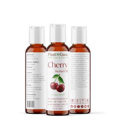 Cherry Kernel Oil 2 oz - 100% Pure Cold Pressed Natural Carrier for Skin Face Body & Hair Growth - Ideal for DIY Creams Lotions & Lip Balms - Buy Online on GoSupps.com