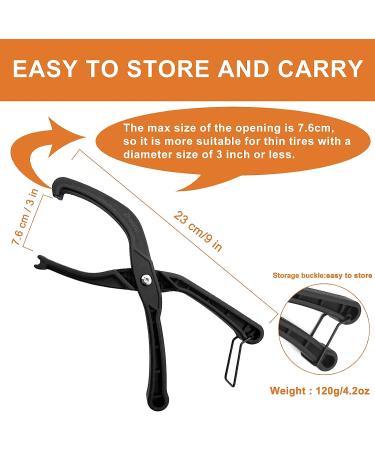 ZHOORQI Bike Tire Levers and Pliers Set for Easy Bicycle Tyre Removal - Non-Slip Grip, Convenient Bike Tire Changer Tool for Road and Mountain Bikes - Buy Online on GoSupps.com