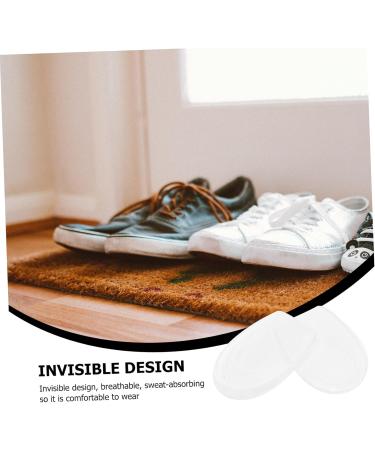 Beaupretty Silicone Heightening Insoles - Invisible Shoe Inserts for Extra Comfort & Height | 2 Pairs of Transparent Half Pads (8.5X5.5CM) - Ideal for Boots & Everyday Wear - Buy Online on GoSupps.com