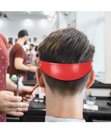 Curved Silicone Haircut Template for Kids & Men | DIY Hair Cutting Tools & Instructions - Red - Buy Online on GoSupps.com