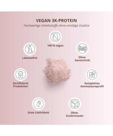 Vegan Protein Powder Strawberry Cream 1kg - 83% Plant-Based Protein Lactose-Free Vegan Shake - Nutri + Vegetable Protein - Buy Online on GoSupps.com