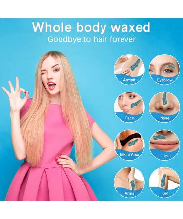 Wax Beads 400g for Hair Removal | Painless Full Body Brazilian Bikini Wax | Includes 10 Wood Sticks | Ideal for Women and Men - Buy Online on GoSupps.com