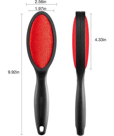 Lint Brush and Pet Hair Remover 2-Pack for Clothes and Furniture - Reusable Fur Remover for Cats and Dogs - Buy Online on GoSupps.com