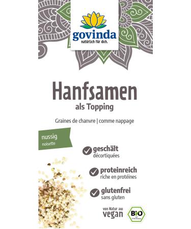 Govinda Organic Hemp Seeds Peeled (6 x 150 gr)