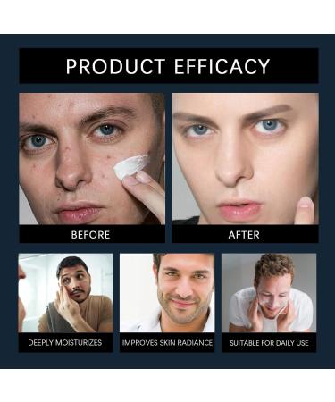  ZLHHRZJX 6-in-1 Men's Face Cream Anti-Aging Moisturizer for Repairing and Strengthening Deep Wrinkles Face Moisturizer and Anti-Wrinkle Lotion for Men (4 PCS) - Buy Online on GoSupps.com