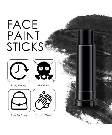 FREEORR 3 Pcs Eye Black Stick - Sports Eyeblack Stick for Baseball/Football - Black Face Paint for Halloween/Costume Parties - Buy Online on GoSupps.com