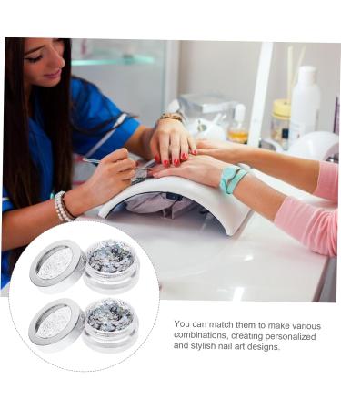 FRCOLOR 2 Makeup Sequin Nail Stickers - Hexagon Body Manicure Supplies for Nail Salons | Handmade Confetti Decor - Buy Online on GoSupps.com