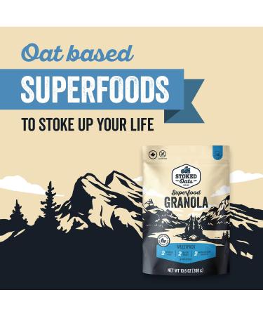 Stoked Oats Granola - Stoked Multipack (6 Pack) High Protein Less Sugar Superfood Breakfast - Gluten Free High Fibre Non GMO (300g per box) Stoked Multipack 300 g (Pack of 6) - Buy Online on GoSupps.com