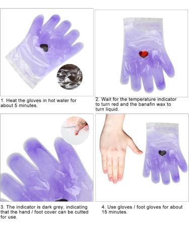 Paraffin Wax Treatment Gloves Softening Smothing Good Permeability Paraffin Treatment Gloves Healing Skin for Beauty Salons for Home Use(#1) - Buy Online on GoSupps.com