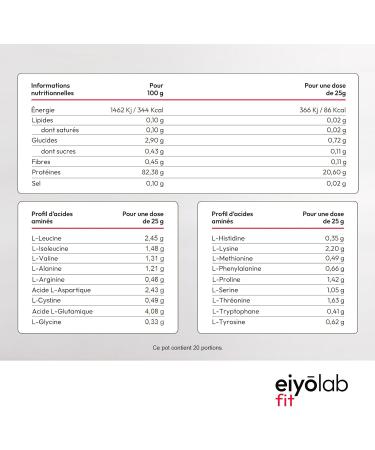 CLEAR WHEY HT | Refreshing Whey Isolate | 85% Protein | High in BCAA and Glutamine | Bodybuilding Protein | Low Lactose | Light and Fruity Texture Red Fruit Flavor | 500g | Eiyolab - Buy Online on GoSupps.com