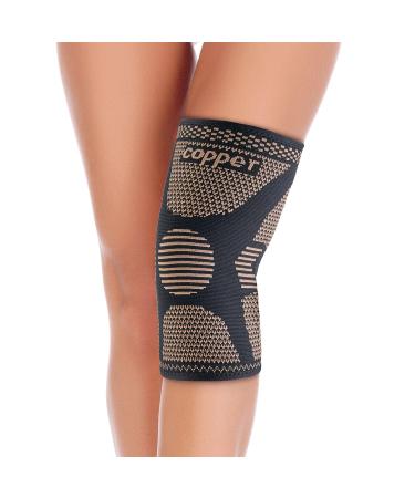 BANDWAGON Copper Knee Support Brace - Medium/Large - Medium/Large