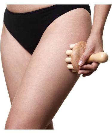 Bictive Maderotherapy Set | Anti-Cellulite Massage Cups & Wood Rollers | Lymphatic Drainage Device - Buy Online on GoSupps.com