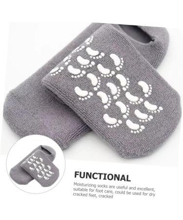 POPETPOP 1 Pair Gel Socks for Foot Care Foot Care Gel Sock Spa Gel Socks Foot Treatment Socks Pedicure Socks Gel Lined Socks Women Gel Socks Hydrating Socks Women's Gloves Polyester Aldult - Buy Online on GoSupps.com