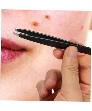 FRCOLOR Double-Ended Eyebrow Tweezers Tweezer for False Eyelash Eyebrow Makeup Supply Eyebrow Clip Eyebrow Trimming Tweezer Eyebrow Grooming Tool Eyebrow Shaping Tweezer Stainless Steel - Buy Online on GoSupps.com
