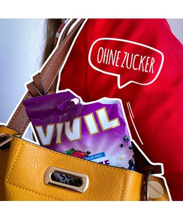 Buy VIVIL Blackcurrant Cough Drops - Sugar-Free 120g | Fast International Shipping - Buy Online on GoSupps.com