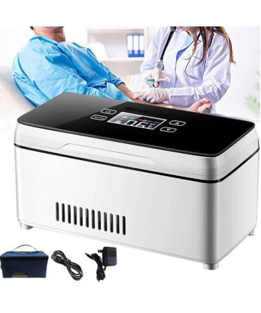 Electric Cooler Portable Travel Box Portable Insulin Fridge Car Cooling Case/Medicine Fridge Insulin Cooler for Car Travel Home No battery