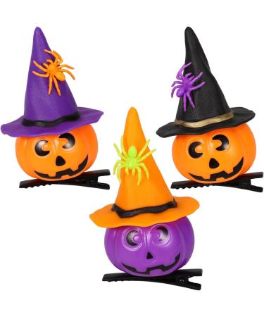 Healeved 1 Set of Halloween Hair Clip DIY Kit Halloween Barrettes Witch Hat Spider Pumpkin Hairpin Making Material Kit for Halloween - Buy Online on GoSupps.com