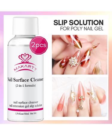 Multifunctional Nail Extension Gel & Anti-Stick Cleanser - Professional DIY Slip Solution (2PCS) - Buy Online on GoSupps.com