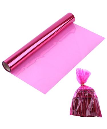 Easter Pink Cellophane Wrap Roll, Translucent Pink Cellophane Wrapping Paper, 16 Inch Width x 100 Ft Long Colored Cellophane Rolls for Gift Baskets, DIY Arts Crafts Decoration and More - Buy Online on GoSupps.com