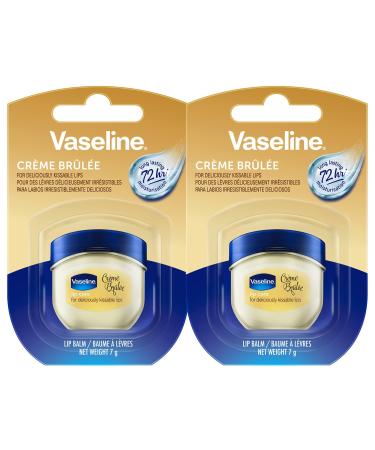Vaseline Vaseline Lip Therapy 7G Cr me Br l e | Nourishing lip balm for optimal hydration | 2 x 7g (cr me br l e (pack of 2))