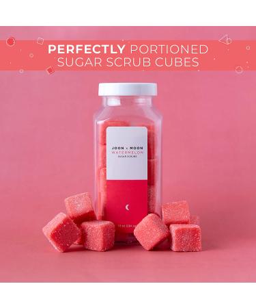 JOON X MOON Watermelon Sugar Scrub - Exfoliating Body Scrub with Aloe and Shea Butter - 10 oz Single Use Cubes for Soft, Nourished Skin - Buy Online on GoSupps.com